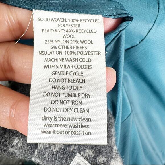 Toad & Co Breckinridge Parka Women's Size XS Plaid Quilted Zip Puffer Jacket - Picture 11 of 13